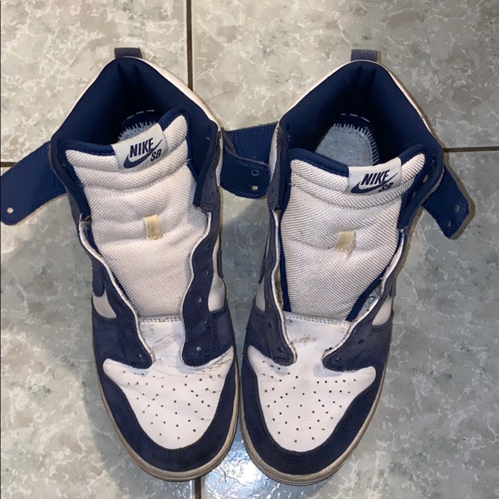 Nike SBs Kentucky blue high top 2005!!!!!